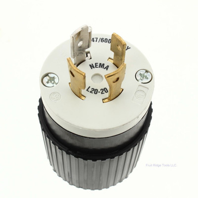 Bryant Turn Locking Connector Plug Female Plug L21-20P 30A 120/208V 3ØY 72120NP