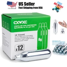 8 Gram/ 12 Gram/ 88 Gram for Paintball - CO2 Cylinder for Airsoft, Air Gun, P...