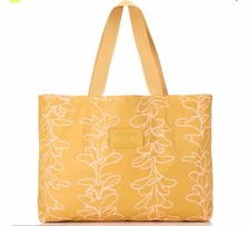 ALOHA Collection Future is Wahine Holo Holo Hot Mustard NWT