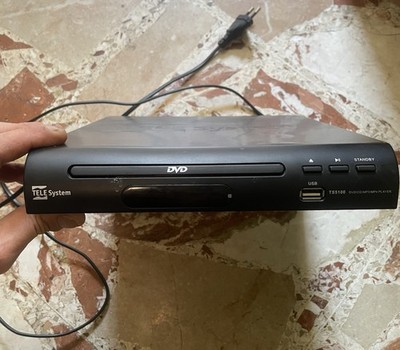 DVD Player Tele System TS 5100 Schwarz Black Dvd Cd Mp3 Mp4 Player