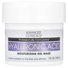 Hyaluronic Acid, Moisturizing Gel Beauty Mask, 5 fl oz 148 ml