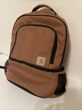 Carhartt Insulated 2 Compartment Cooler Backpack Brown One Size Travel  Bag NEW!