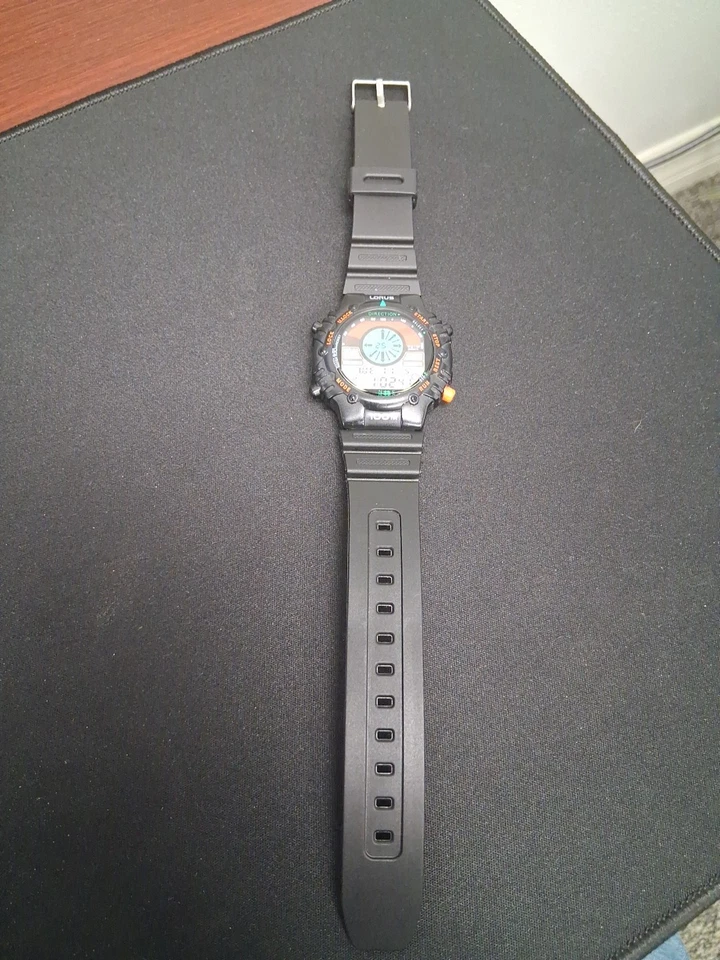 lorus compass W800-0020 watch rare (working) read description - Image 2 of 4