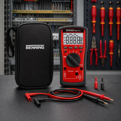 Benning MM 2-2 Hand Multimeter digital  TRUE RMS CAT III 600 V, CAT IV 300 V