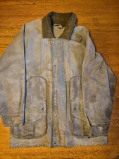 VTG Filson 460N Oiled Shelter Cloth Chore Jacket Size XL No Liner Fair Condition