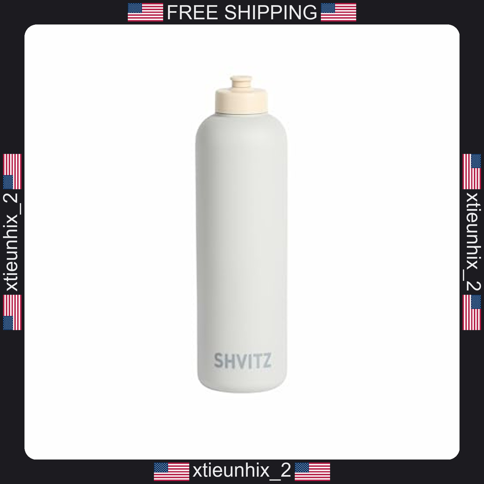 Sports Water Bottle 24oz BPA-Free Squeezable with One-Hand Spout for Gym