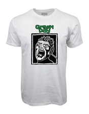 GREEN DAY GRAPHIC WHITE  T SHIRT