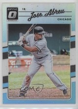 2017 Panini Donruss Optic Carolina Blue Prizm 30/50 Jose Abreu #86 d4y