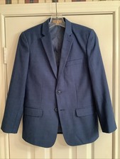 Class Club Boys Youth 14 Blazer Sport Coat Suit Jacket Modern Fit Blue