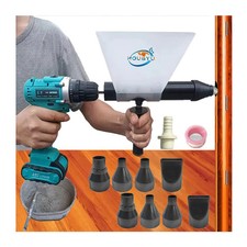 Electric Mortar Grout Gun Portable Pointing Grouting Caulking Sprayer with 9
