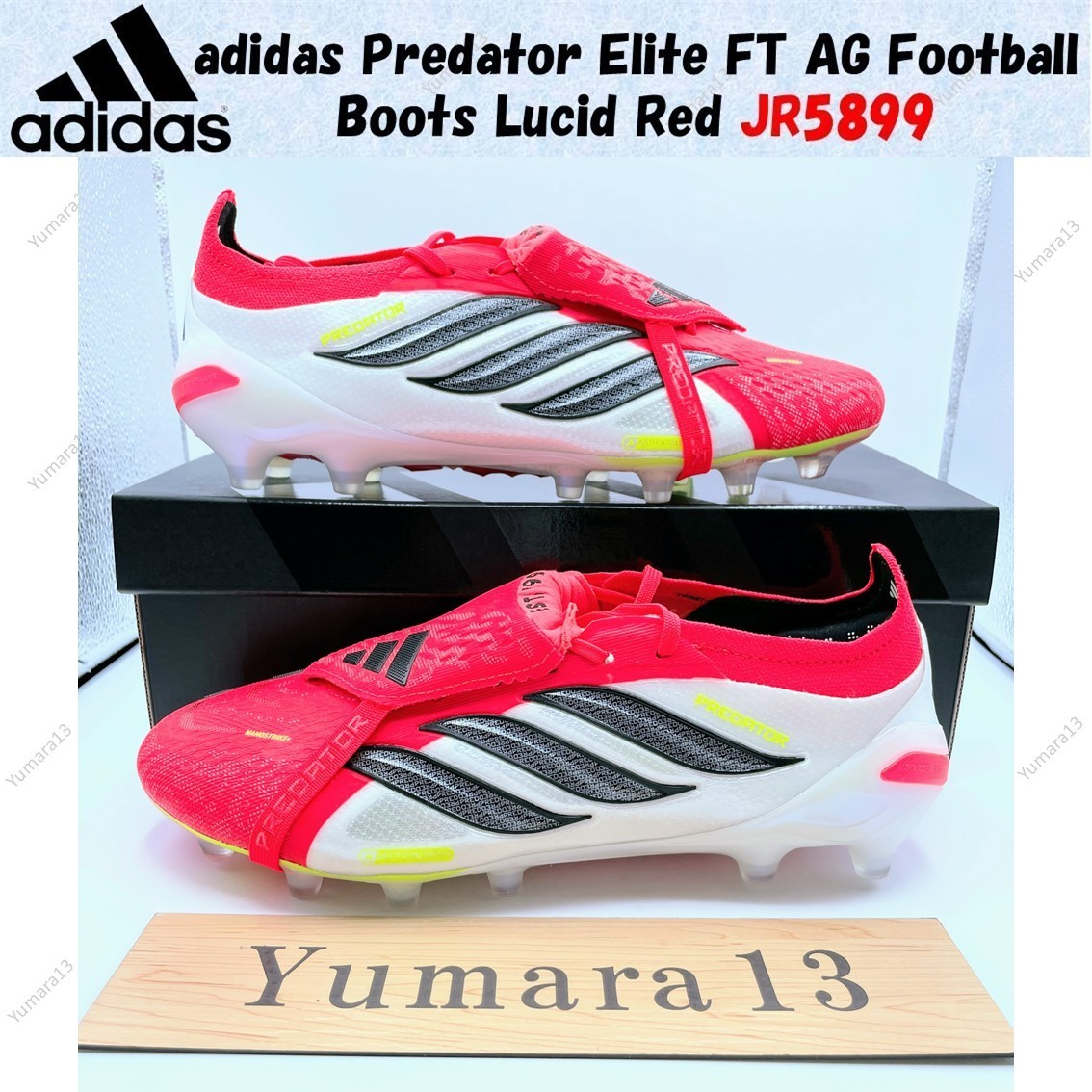 adidas Predator Elite FT AG Football Boots Lucid Red JR5899 Men's