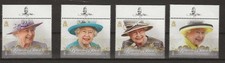 Pitcairn Islands 2016 Queen Elizabeth II 90th Birthday & Tab Set of 4 - MNH1