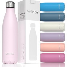 Hochwertige Isolierte Sport-Trinkflasche 500 ml Schwarz