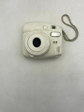 Fujifilm Instax Mini 8 Instant Film Camera White Built-In Flash Auto Exposure