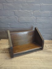 Vintage Bookshelf Desktop / Wall Mount /Display Shelf Solid Wood @hc#