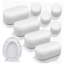 8 Pack Adhesive Toilet Seat Bumpers Replacement Toilets Seats Pad Bumpers