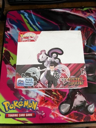 Pokemon TCG Destined Rivals Booster Box Sealed (Tears on Box)