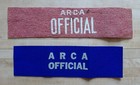 Vintage ARCA Official's Felt Armband Lot Auto Racing Stock Car NASCAR 1950's?