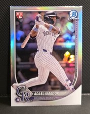 2025 Bowman Chrome Adael Amador #31 Red Rookie Redemption Rockies