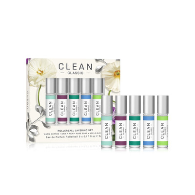 #ad CLEAN CLASSIC Eau de Parfum Rollerball Fragrance Holiday Gift Set Includes ... $17.59
