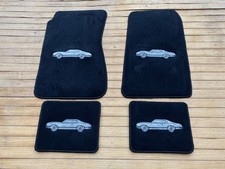 For Oldsmobile Cutlass 442 Floor Mat Mats Carpet Black Set Of 4 1968-72