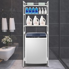Storage Shelf, Freestanding Storage Rack, Bathroom Rack for Washing Machine