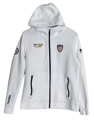 Invictus Games Womens Hoodie Large White Superdry USA Fisher House 2020