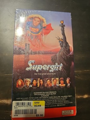 Supergirl (VHS, 1991 Avid) NEW & SEALED 