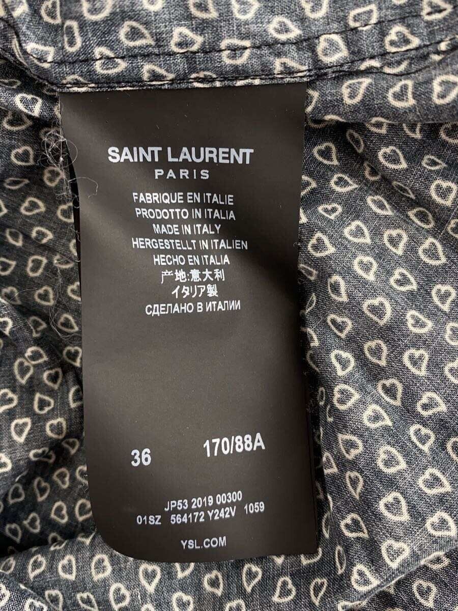 Camicia manica lunga SAINT LAURENT 36 BLK 564172 usata