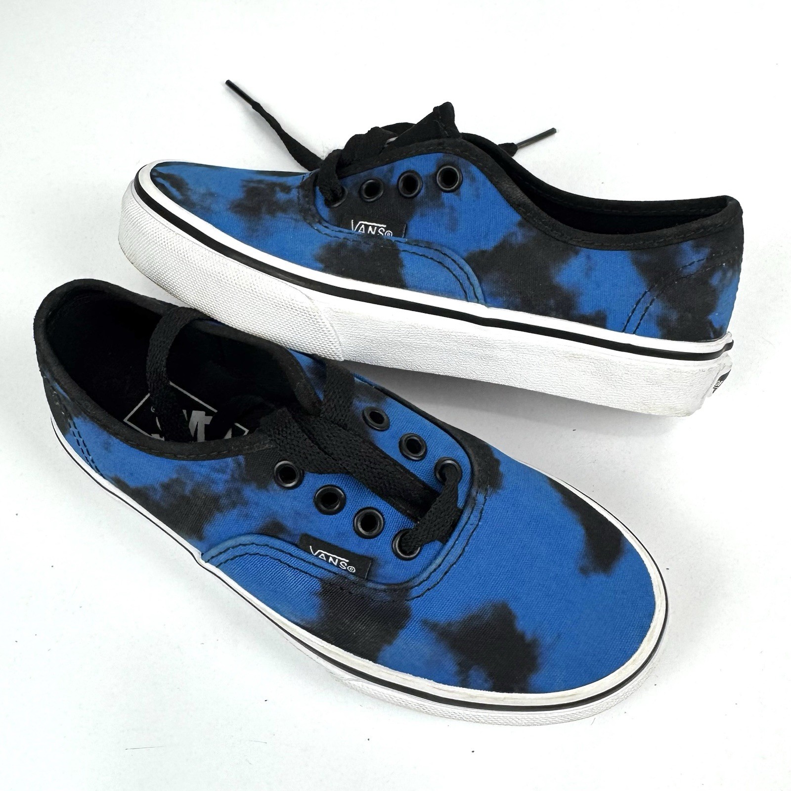 Kids Size 1 Blue/black Tie Dye