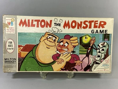 Vintage 1966 Milton Bradley Milton The Monster Board Game by Hal Seeger