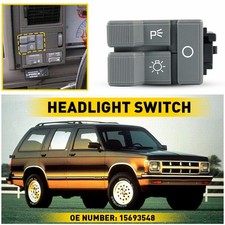For 90-94 Gmc Chevy Pickup Truck Blazer Silverado Suburban Headlight Switch