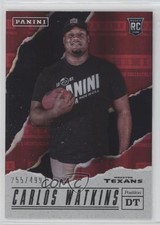 2017 Panini Father's Day 255/499 Carlos Watkins #64 0pm