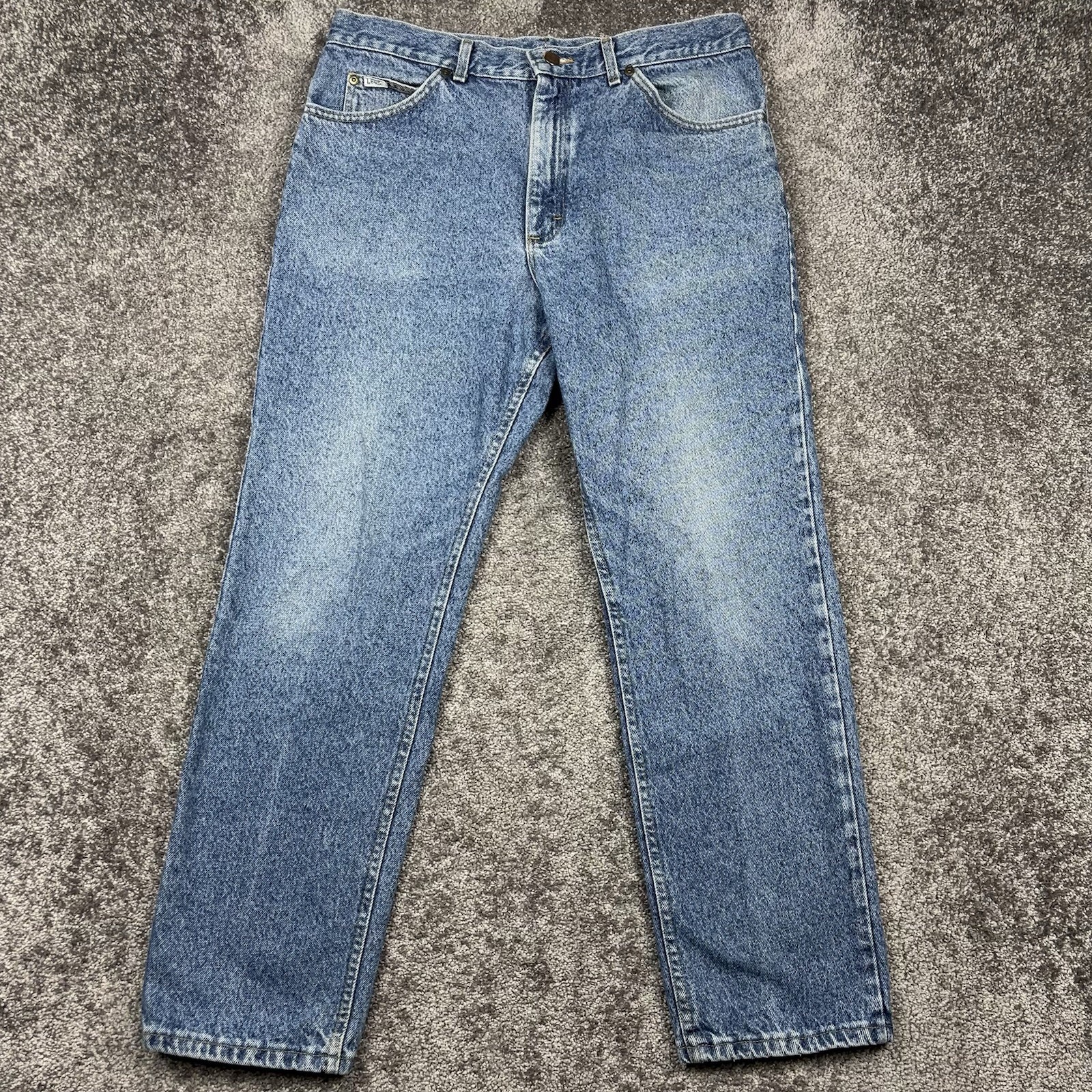 's 34x29 Blue Straight Leg Denim Usa Faded 80s