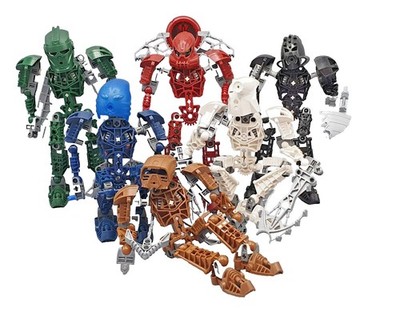  LEGO Bionicle Toa Metru Set: 8601+8602+8603+8604+8605+8606 ohne Anleitung 