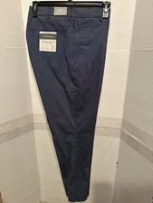 VAN HEUSEN Comfort Stretch Straight Fit Flat Front Navy Dress Pants - 38x32 NWT