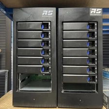 LOT OF 2 Highpoint RocketStor 6628A Thunderbolt 3 Raid Array - UNTESTED
