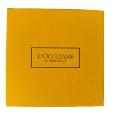 L’Occitane en Provence Yellow Signature Gift Box EMPTY – Tissue, Card & Ribbon