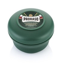 PRORASO Sapone Da Barba Green Shaving Soap In A Bowl with Eucalyptus NEW