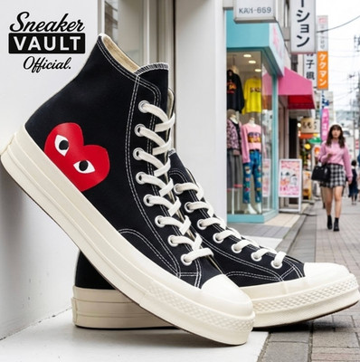 Converse Chuck Taylor All Star 70 Hi Comme des  Garcons Black 150204C Mens Shoes