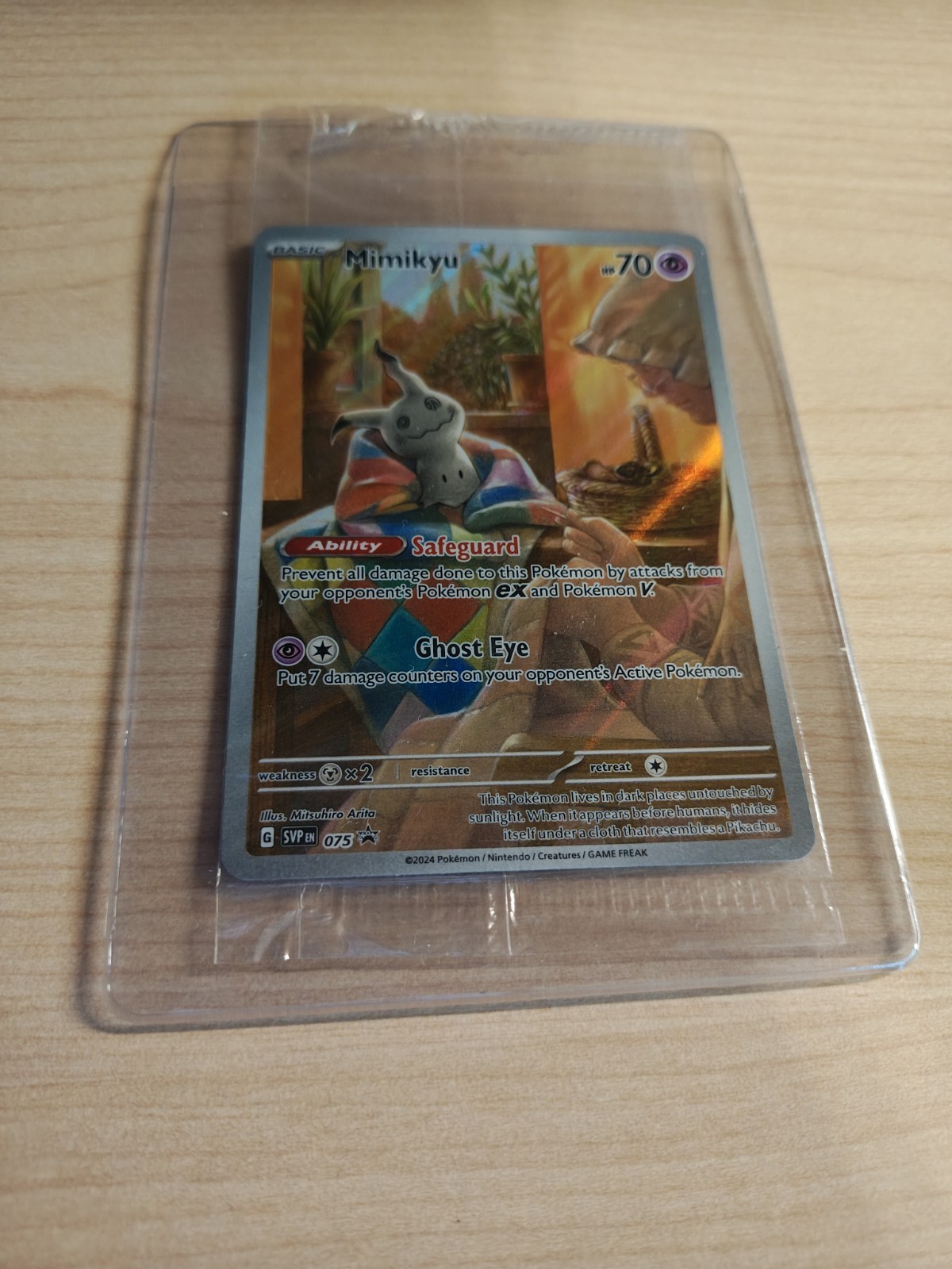 Pokemon SV Black Star Promos Mimikyu Brand New Promo #75 SEALED