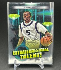 2023-24 Topps Cosmic Chrome Extraterrestrial Talent De'Aaron Fox #ET-12 Kings