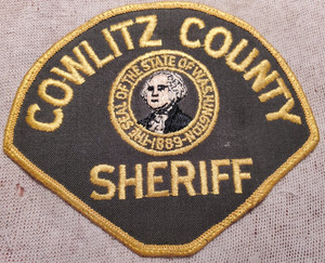 WA Cowlitz County Washington Sheriff Shoulder Patch
