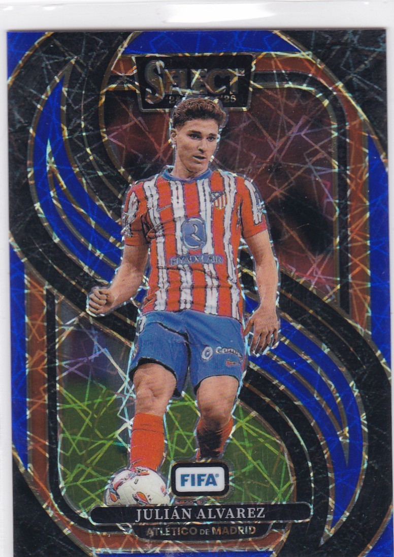 2024-25 Panini FIFA Select #111 Julian Alvarez Blue Lazer Prizm | eBay