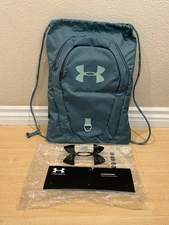 Under Armour UA Undeniable Sackpack Drawstring 20L Bag Teal Blue - Fast Ship