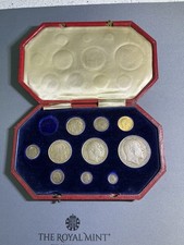 1902 Specimen Coin Set Matt Proof GOLD HALF SOVEREIGN 