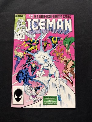 Iceman #3 (Apr 1985, Marvel) Board And Bagged As Pictured  