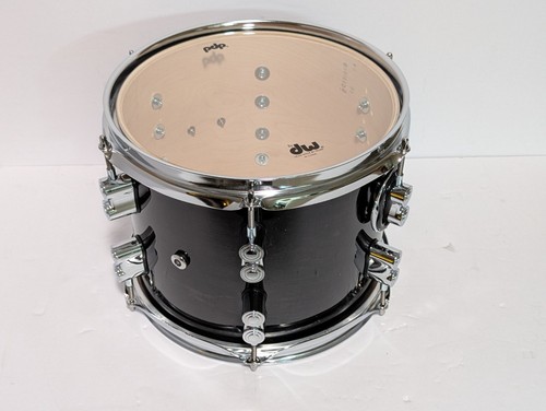 PDP by DW Concept Maple Tom 10 x 8 Ebony Stain Lacquer - Picture 3 of 7