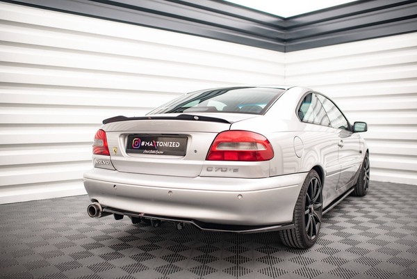 Maxton Design Heckspoiler Lippe Passend FüR Volvo C70 Mk1 Schwarz Hochglanz-image