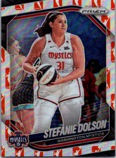 2025 Panini Prizm WNBA #112 Stefanie Dolson WNBA Logo Prizms